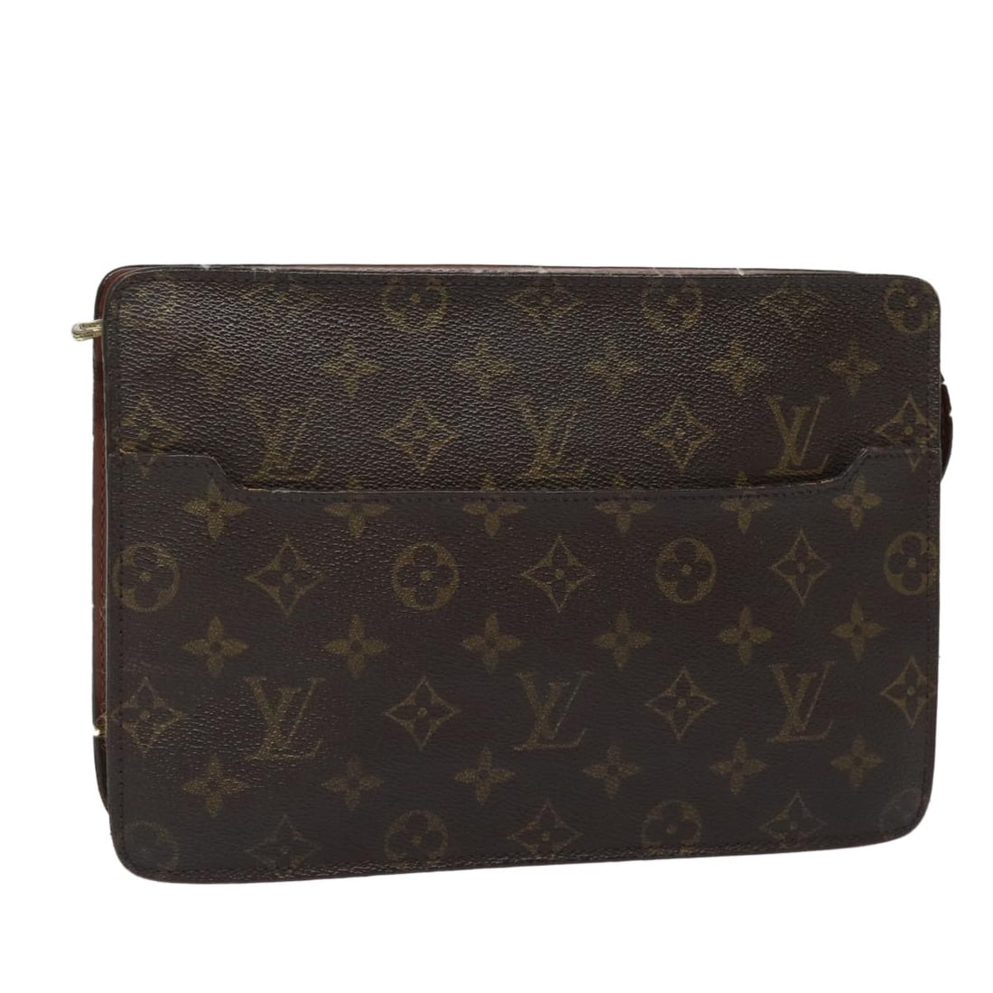 LOUIS VUITTON Monogram Pochette Homme Clutch Bag M51795 Made in France (1 of 18)