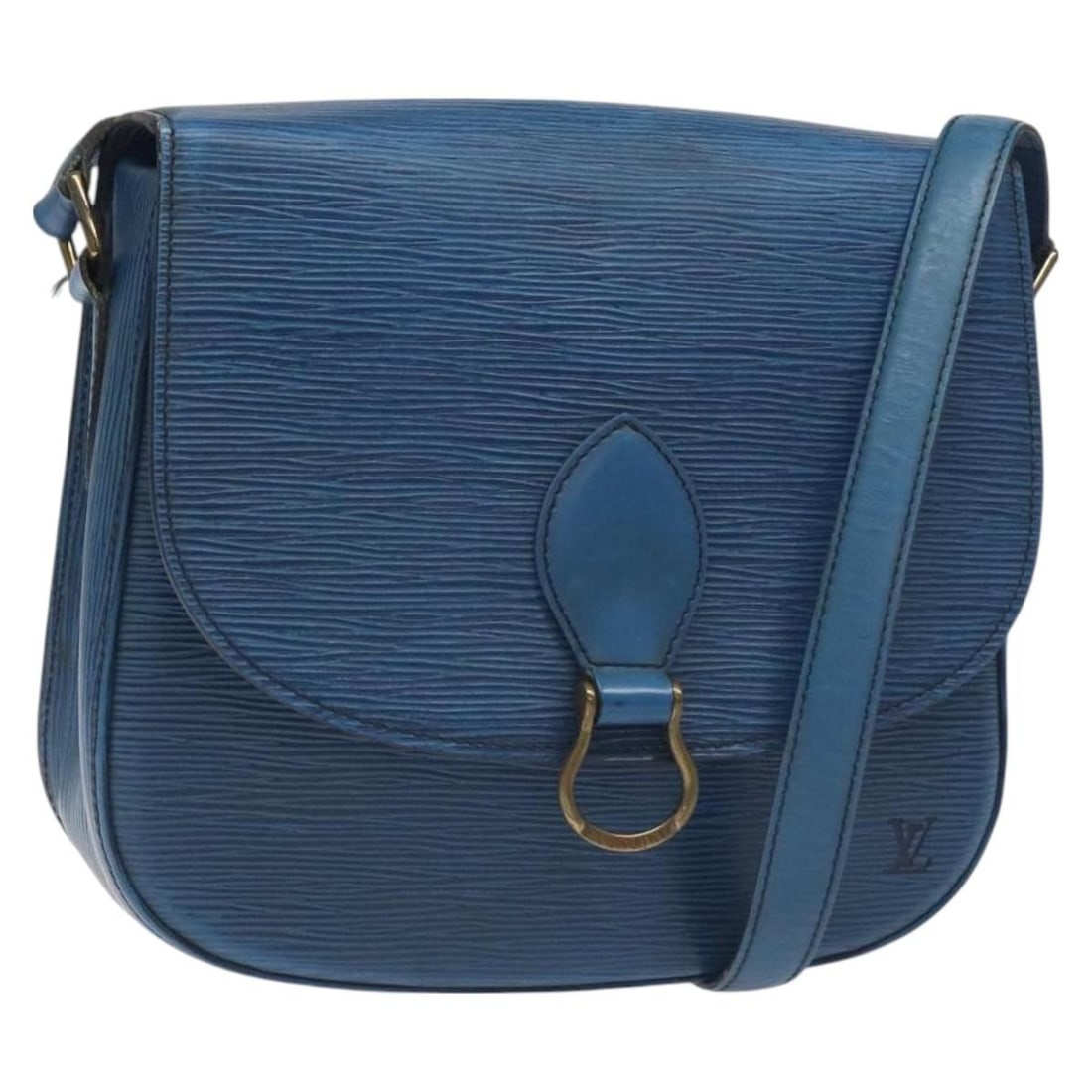 LOUIS VUITTON Epi Saint Cloud GM Shoulder Bag Toledo Blue M52195 Auth: LOUIS VUITTON Epi Saint Cloud GM Shoulder Bag Toledo Blue M52195 Auth The LOUIS VUITTON Epi Saint Cloud GM Shoulder Bag in striking Toledo Blue is a stylish accessory crafted from durable Epi leather.
