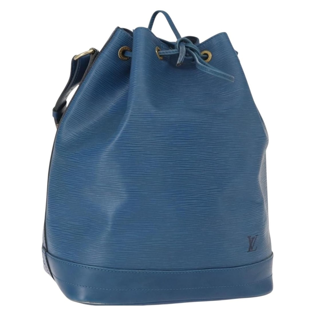 LOUIS VUITTON Epi Noe Shoulder Bag Toledo Blue M44005 Authenticated: LOUIS VUITTON Epi Noe Shoulder Bag Toledo Blue M44005 Authenticated Introducing the Louis Vuitton Epi Noe Shoulder Bag in a striking Toledo Blue hue. Crafted from durable Epi leather, this stylish sho