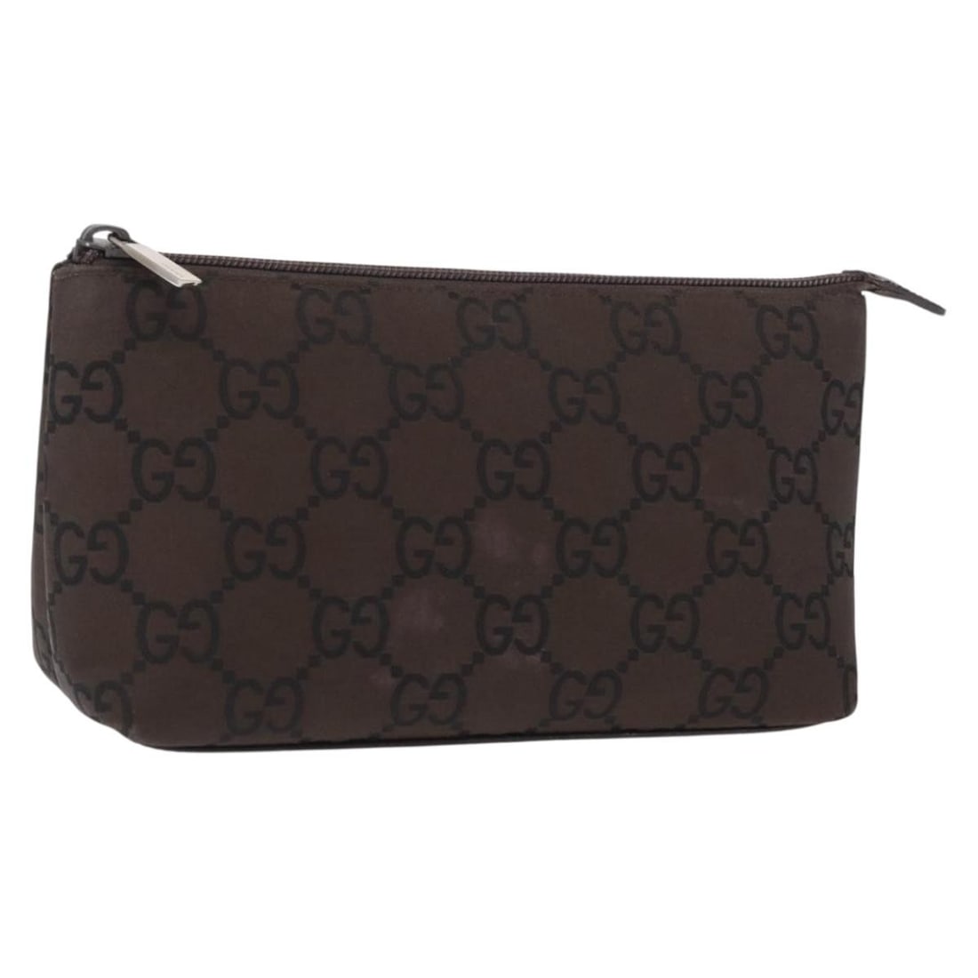 GUCCI Brown GG Canvas Pouch Made in Italy Auth (1 of 17)