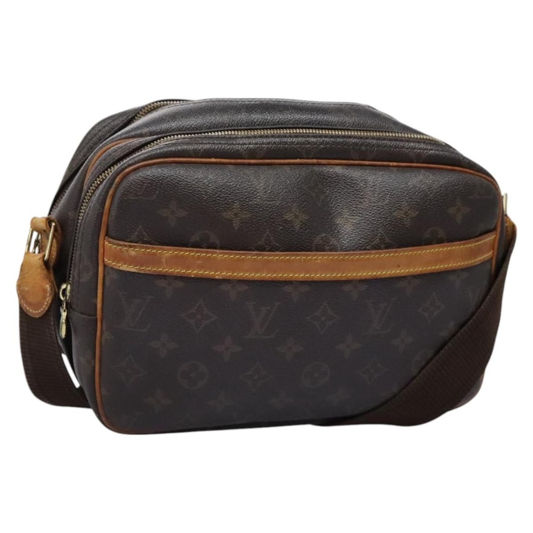 LOUIS VUITTON Monogram Reporter PM Shoulder Bag M45254 Auth France: LOUIS VUITTON Monogram Reporter PM Shoulder Bag M45254 Auth France Elevate your style with this authentic LOUIS VUITTON Monogram Reporter PM Shoulder Bag. Crafted from durable Monogram Canvas, this sh