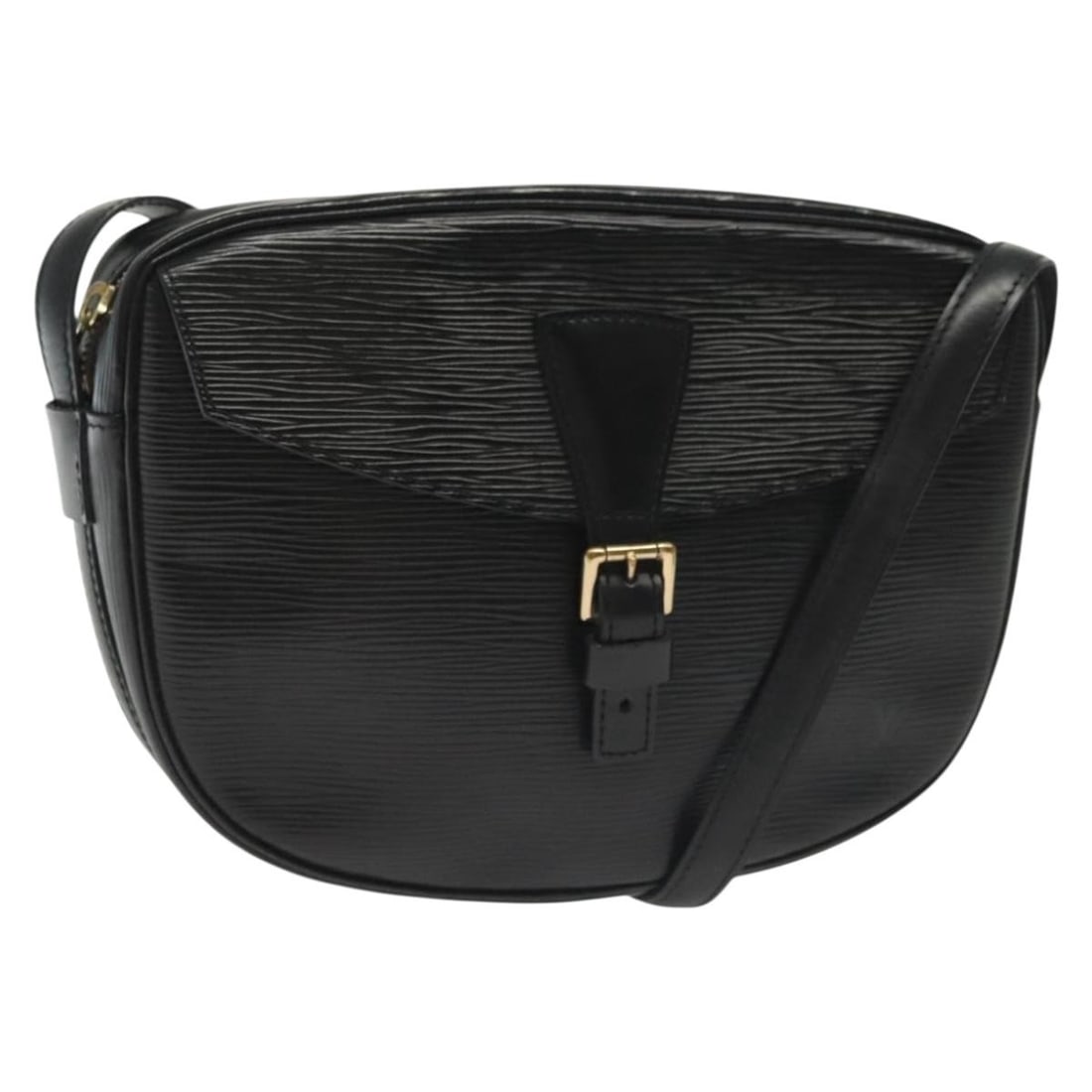 LOUIS VUITTON Epi Jeune Fille MM Black Shoulder Bag M52152 Auth (1 of 18)