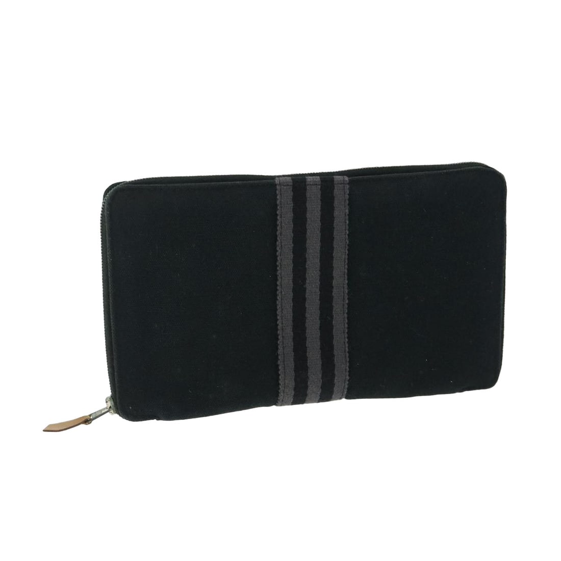 HERMES Fourre Tout Perth GM Long Wallet Black Canvas France (1 of 17)