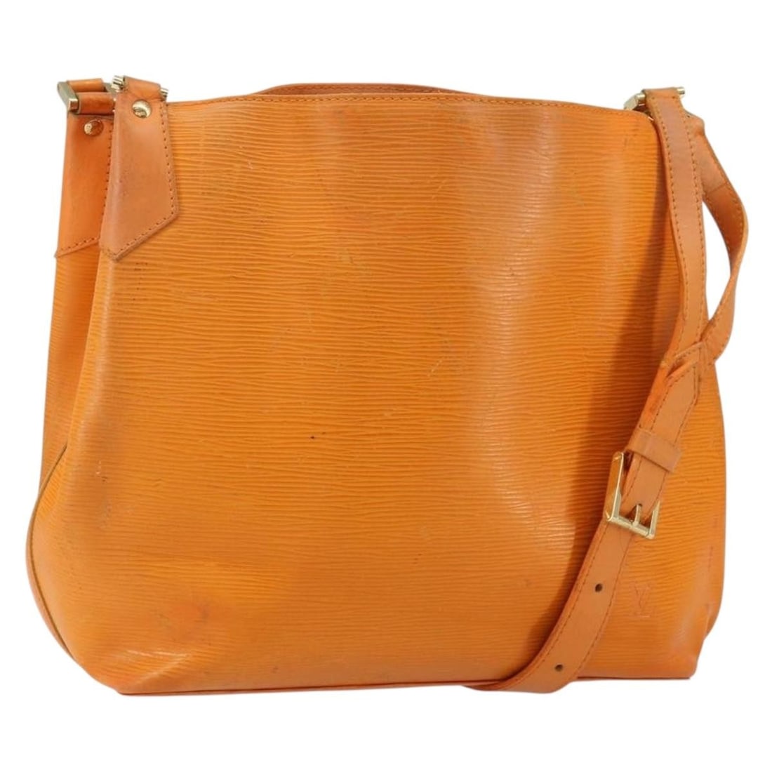 LOUIS VUITTON Epi Mandala MM Shoulder Bag Orange M5889H Auth: LOUIS VUITTON Epi Mandala MM Shoulder Bag Orange M5889H Auth This Louis Vuitton Epi Mandala MM Shoulder Bag in vibrant Orange Mandarin is a stylish accessory with a blend of luxury and practicality. C