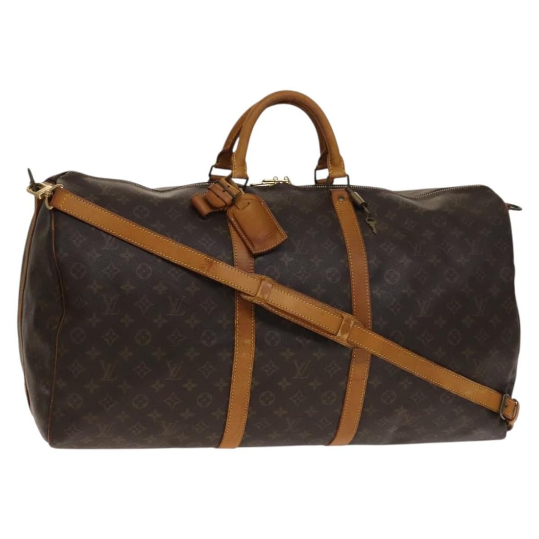 Louis Vuitton Monogram Keepall Bandouliere 60 Boston Bag M41412 Auth: Louis Vuitton Monogram Keepall Bandouliere 60 Boston Bag M41412 Auth Introducing the LOUIS VUITTON Monogram Keepall Bandouliere 60 Boston Bag, a classic piece that embodies luxury and functionality. C