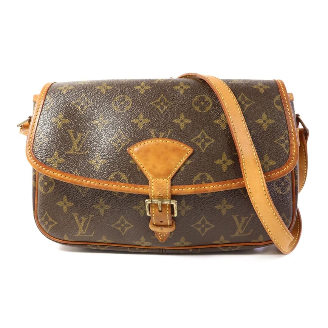 LOUIS VUITTON Sologne Crossbody Shoulder Bag M42250 Monogram Brown GHW: LOUIS VUITTON Sologne Crossbody Shoulder Bag M42250 Monogram Brown GHW This authentic Louis Vuitton Sologne Crossbody Shoulder Bag (M42250) is a stylish accessory crafted from durable PVC coated canva