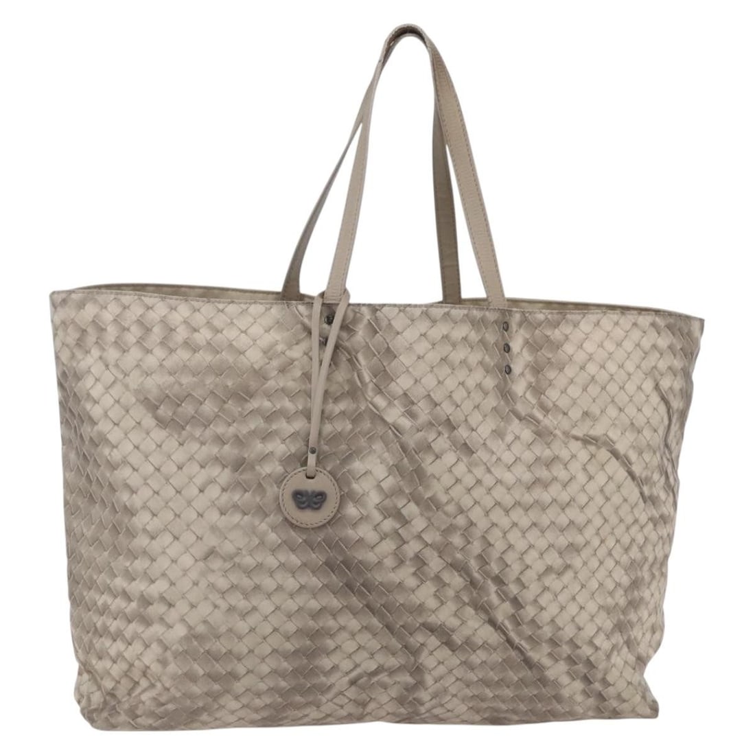 Bottega Veneta Beige Nylon Tote Bag Authentic Italy (1 of 18)