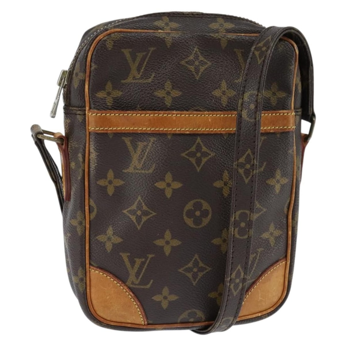 LOUIS VUITTON Monogram Danube Shoulder Bag M45266 Auth France: LOUIS VUITTON Monogram Danube Shoulder Bag M45266 Auth France This authentic Louis Vuitton Monogram Danube Shoulder Bag (M45266) is a stylish accessory that exemplifies luxury and craftsmanship. Made