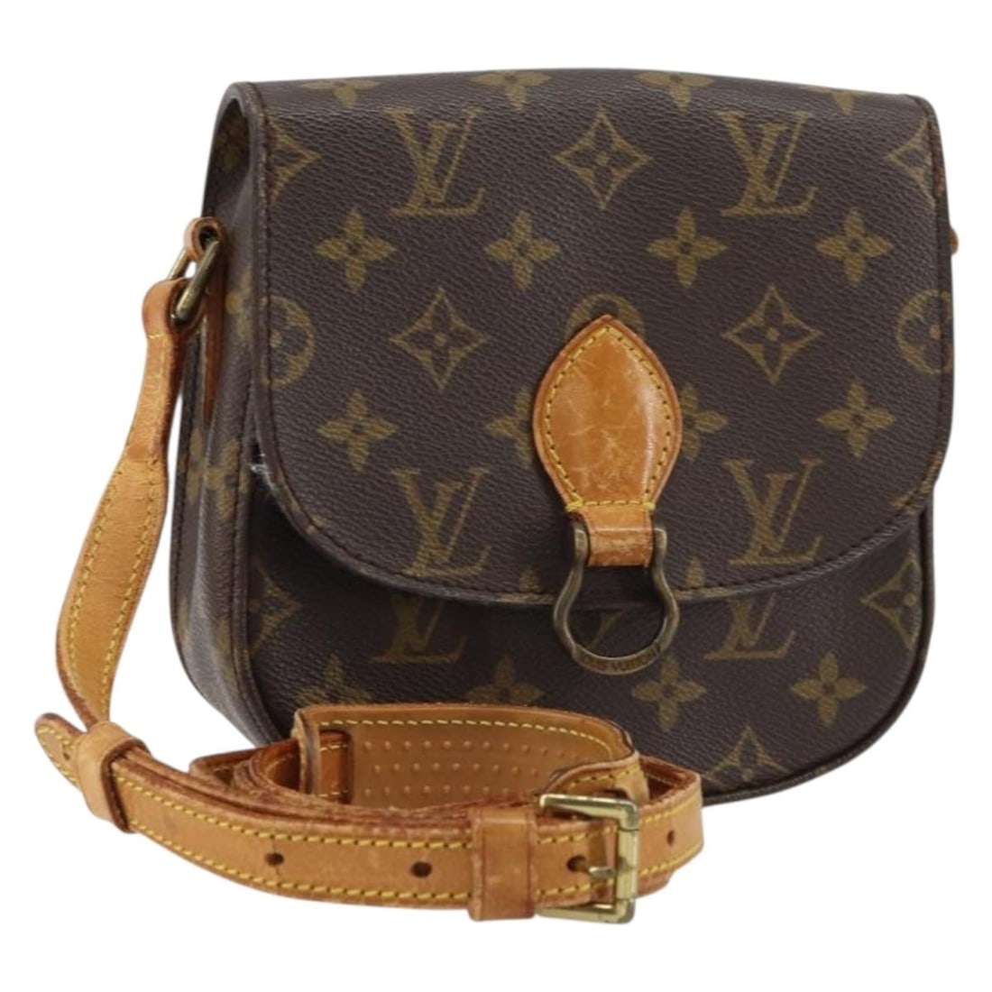 LOUIS VUITTON Monogram Saint Cloud PM Shoulder Bag M51244 Auth: LOUIS VUITTON Monogram Saint Cloud PM Shoulder Bag M51244 Auth Elevate your accessory collection with the LOUIS VUITTON Monogram Saint Cloud PM Shoulder Bag, a chic blend of style and functionality. C