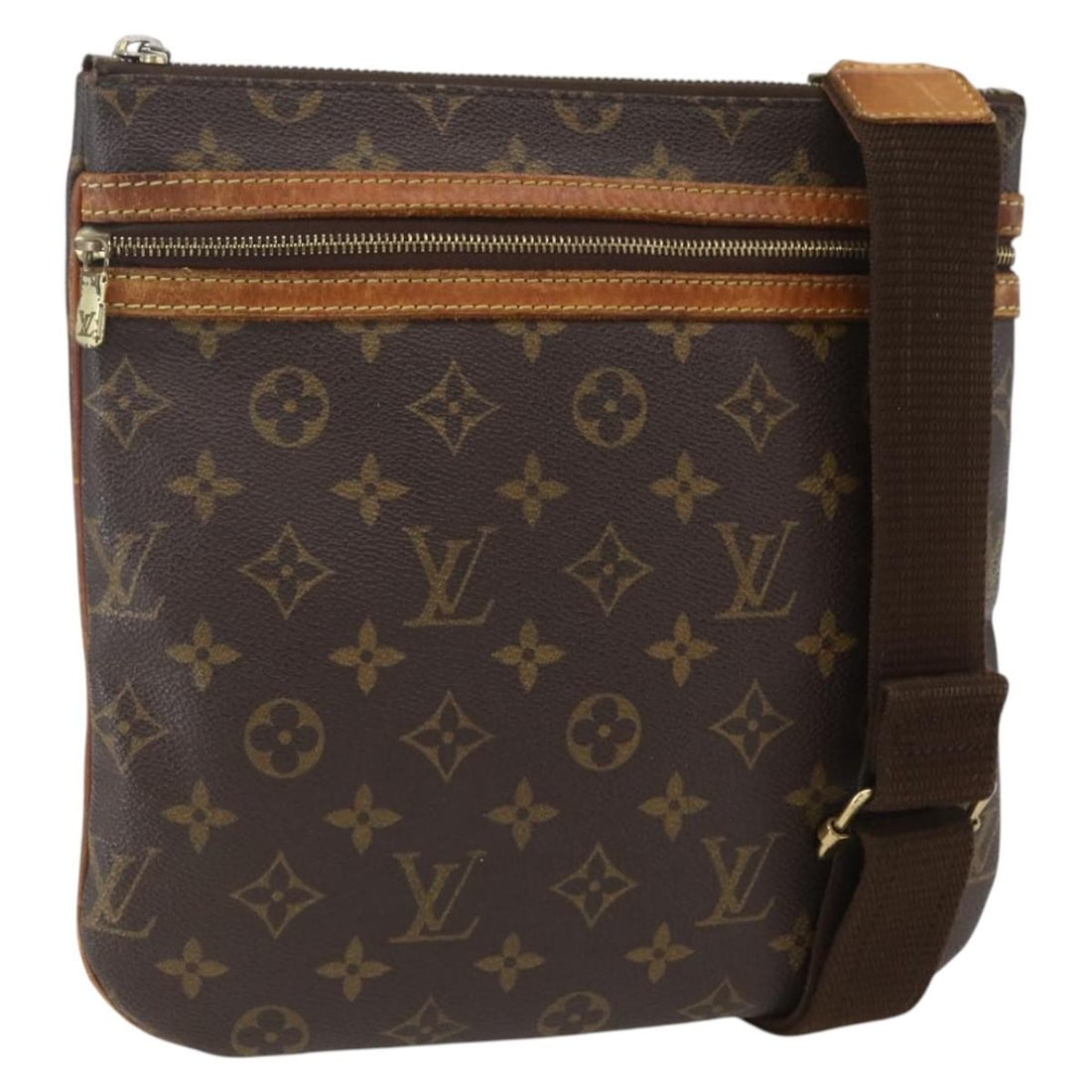 Louis Vuitton Pochette Bosphore Monogram Canvas Shoulder Bag M40044 France: Louis Vuitton Pochette Bosphore Monogram Canvas Shoulder Bag M40044 France This is a Louis Vuitton Monogram Pochette Bosphore shoulder bag, crafted from signature monogram canvas and made in France. T