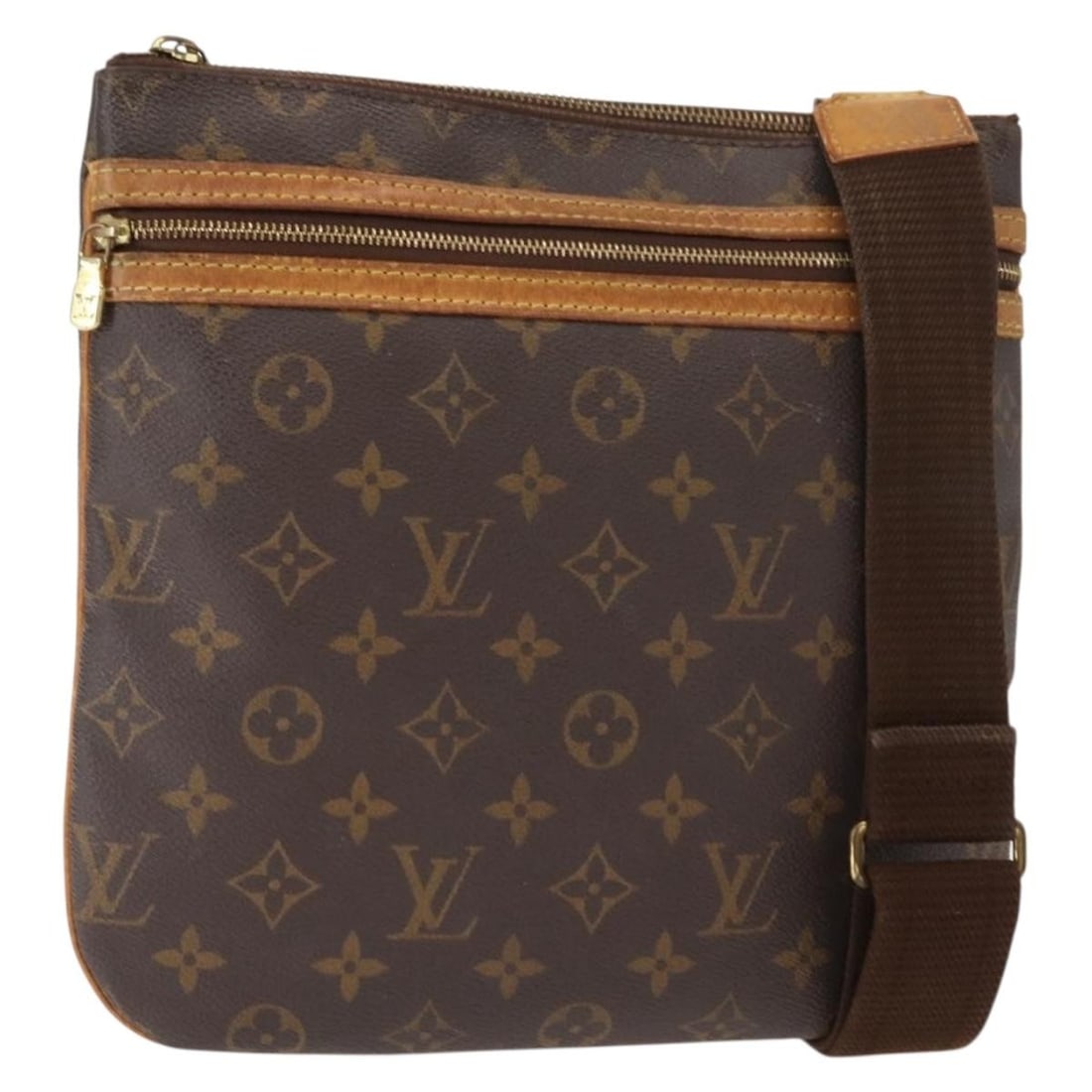 LOUIS VUITTON Monogram Pochette Bosphore Shoulder Bag M40044 Auth: LOUIS VUITTON Monogram Pochette Bosphore Shoulder Bag M40044 Auth This LOUIS VUITTON Monogram Pochette Bosphore Shoulder Bag is a stylish accessory crafted from durable monogram canvas, showcasing the
