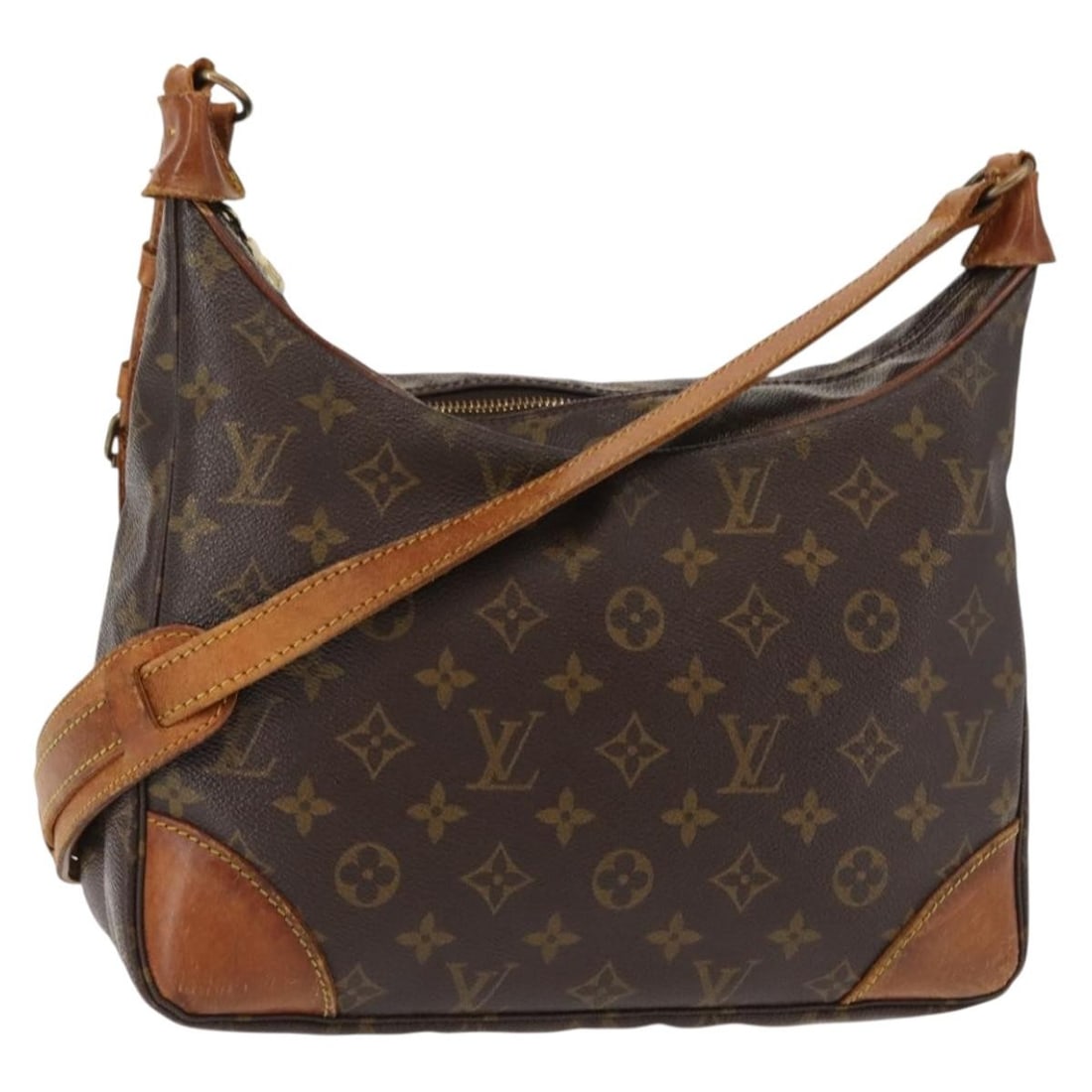 LOUIS VUITTON Monogram Boulogne 30 Shoulder Bag M51265 Auth (1 of 18)