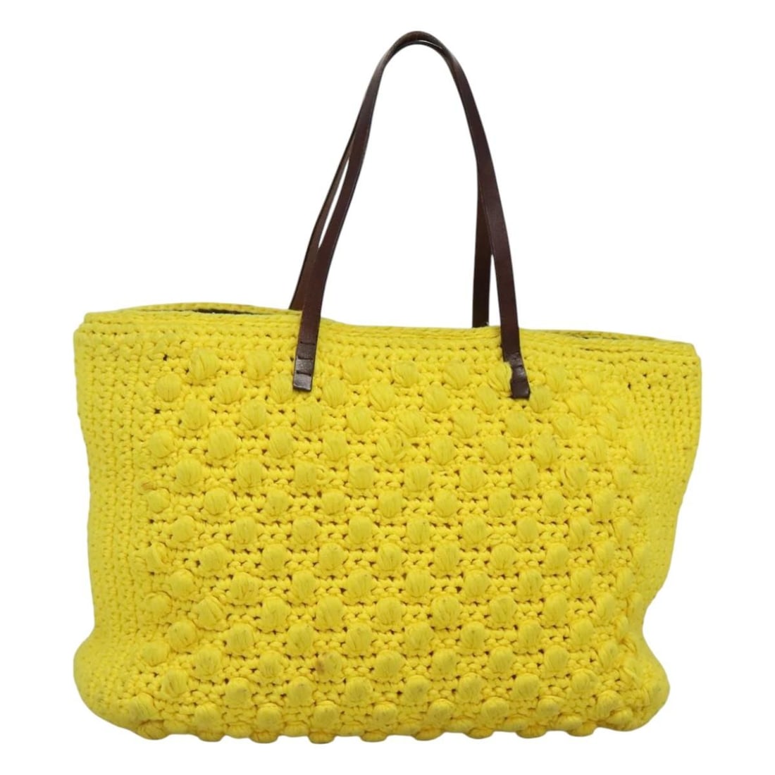 FENDI Yellow Wool Shoulder Bag Made in Italy BD1221 (1 of 18)