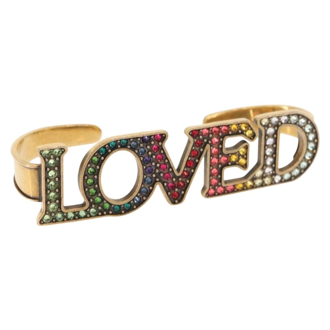 GUCCI Gold Palm Cuff Bag Charm Metal Made in Italy: GUCCI Gold Palm Cuff Bag Charm Metal Made in Italy This authentic GUCCI Palm Cuff bag charm showcases a stunning gold metal finish, making it a stylish accessory for any handbag. Crafted in Italy, thi