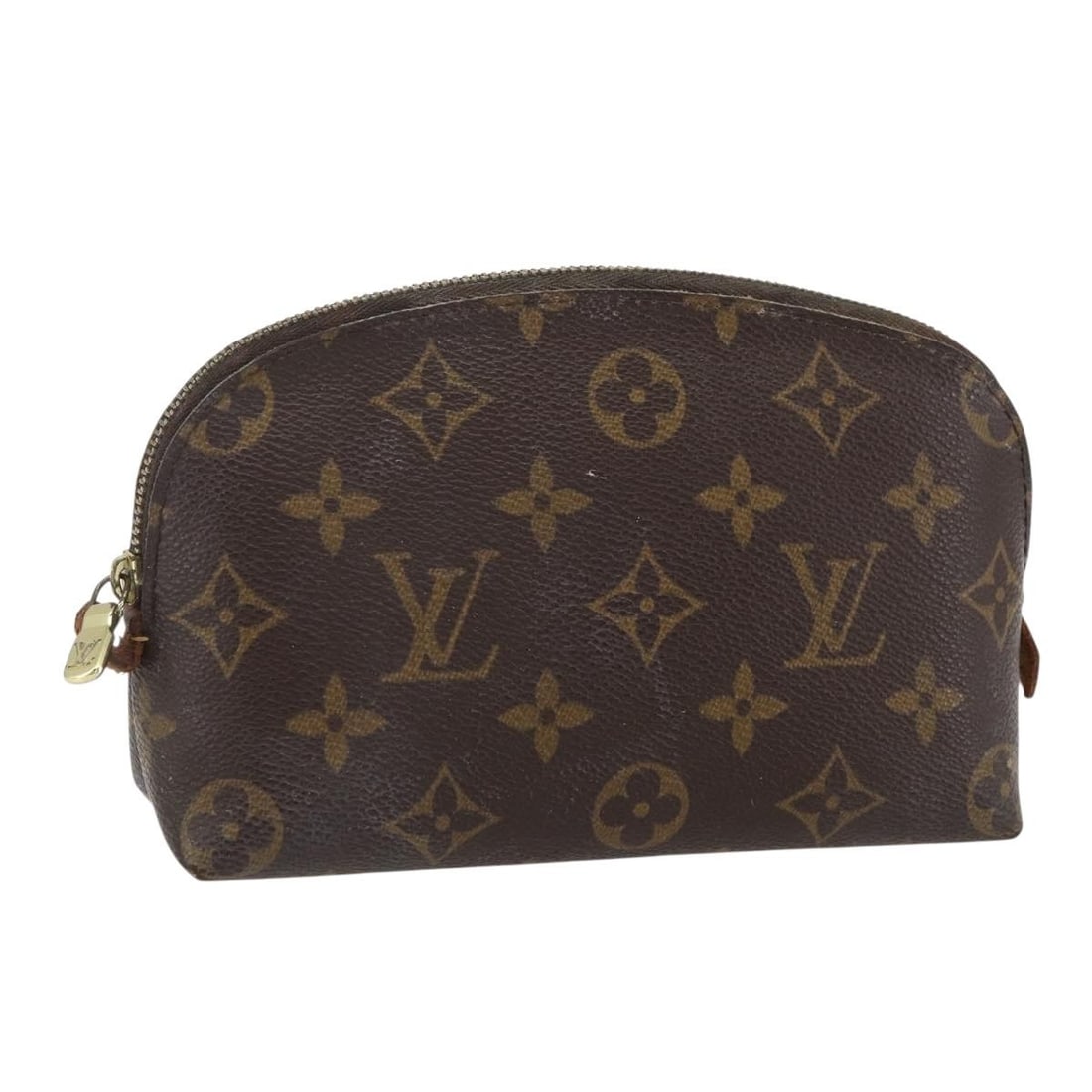 LOUIS VUITTON Monogram Pochette Cosmetic Pouch M43998 Auth Spain (1 of 18)