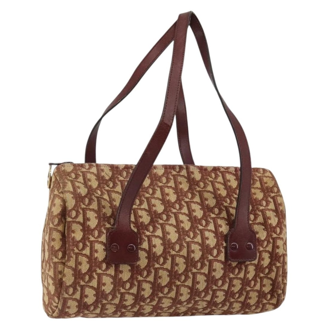 Christian Dior Trotter Red Canvas Hand Bag Auth France: Christian Dior Trotter Red Canvas Hand Bag Auth France This Christian Dior Trotter Canvas Hand Bag in vibrant red is a stylish accessory crafted in France. The bag features durable canvas material and