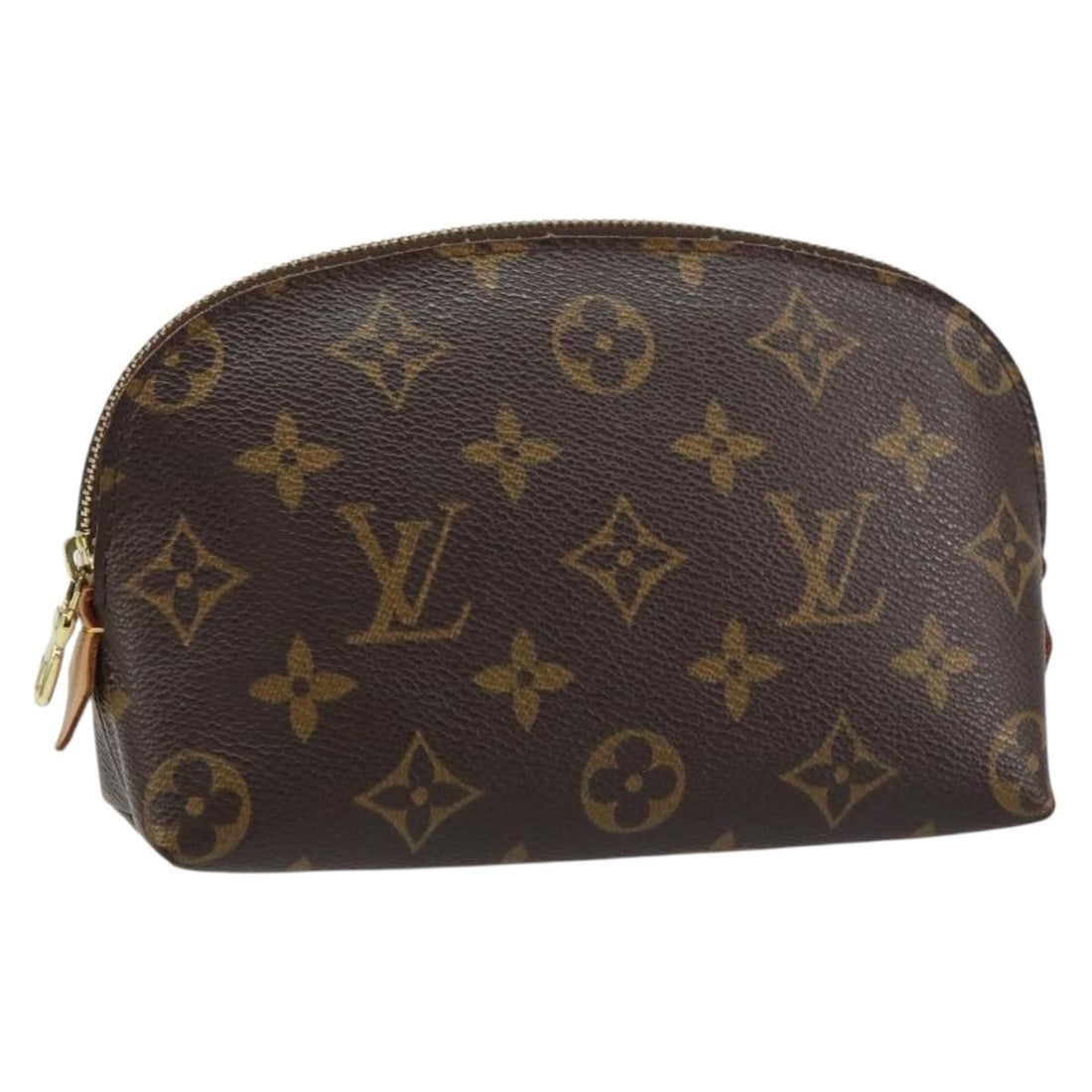 LOUIS VUITTON Monogram Cosmetic Pouch M43998 Auth Made in Spain: LOUIS VUITTON Monogram Cosmetic Pouch M43998 Auth Made in Spain The LOUIS VUITTON Monogram Pochette Cosmetic PM Pouch is a stylish and functional accessory crafted from durable Monogram Canvas, showca