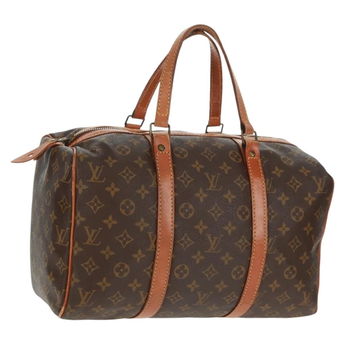 Louis Vuitton Monogram Canvas Sac Souple 35 Boston Bag M41626 France (1 of 18)