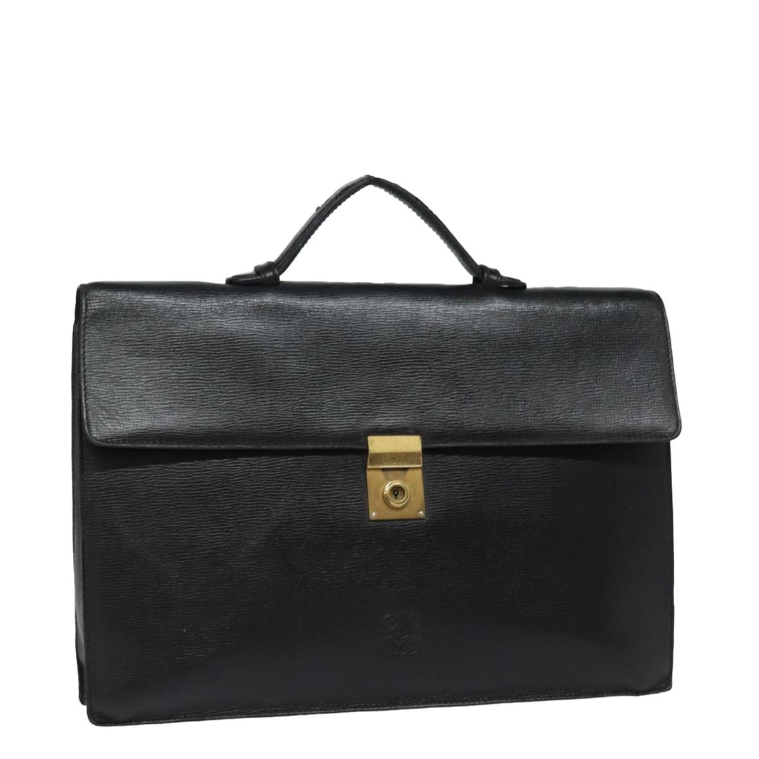 LOEWE Anagram Black Leather Hand Bag Authenticated (1 of 18)