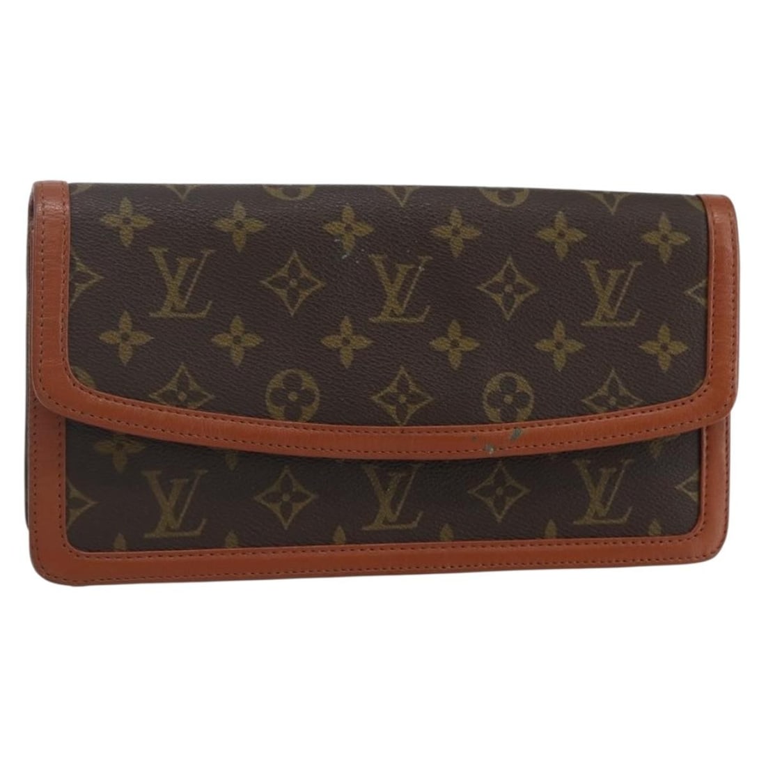 Authentic LOUIS VUITTON Monogram Pochette Dam PM Clutch Bag M51812 (1 of 18)