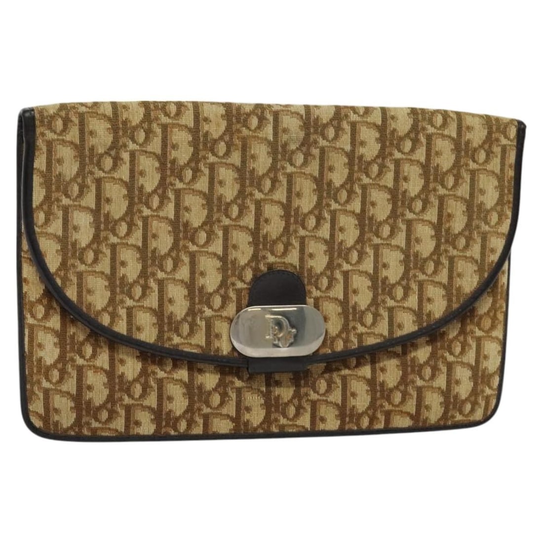 Christian Dior Brown Trotter Canvas Shoulder Bag Made in France: Christian Dior Brown Trotter Canvas Shoulder Bag Made in France This Christian Dior Trotter Canvas Shoulder Bag is a stylish accessory crafted from durable canvas in a rich brown hue. With approximate