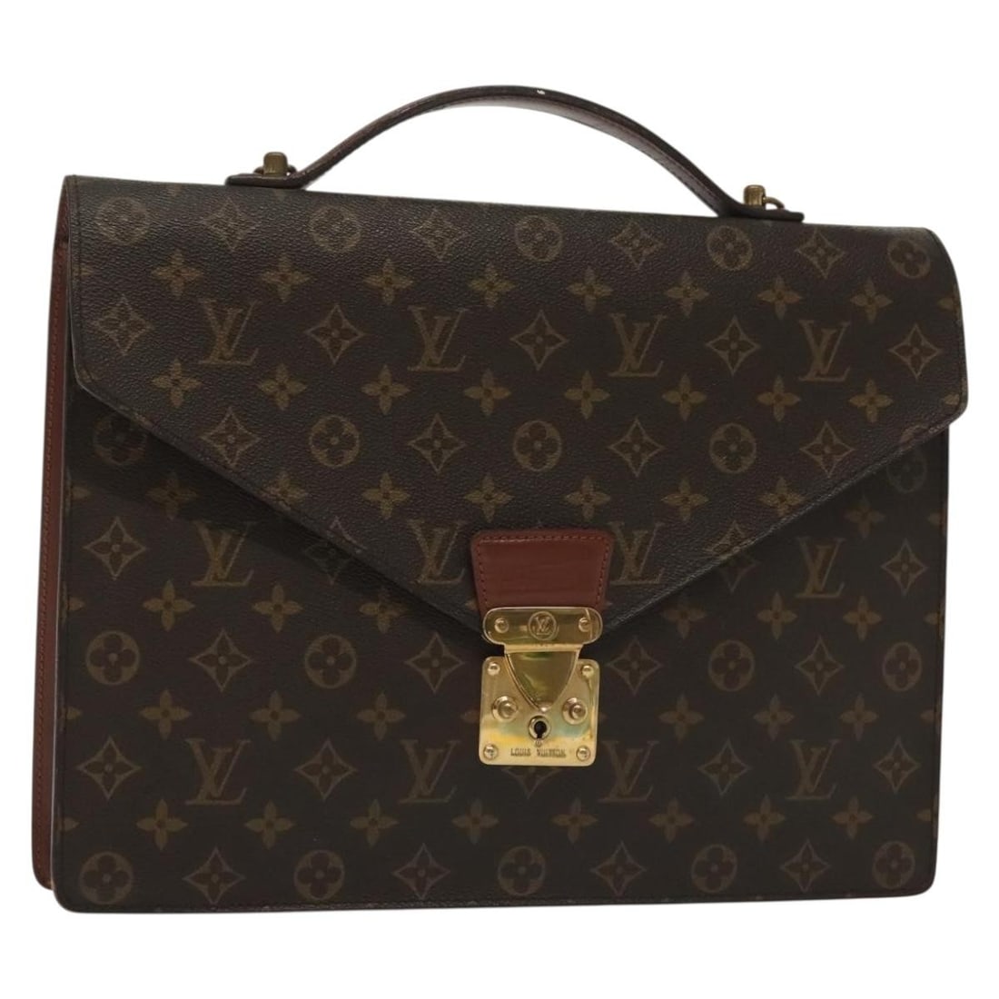LOUIS VUITTON Monogram Porte Documents M53338 Business Bag Authenticated (1 of 18)