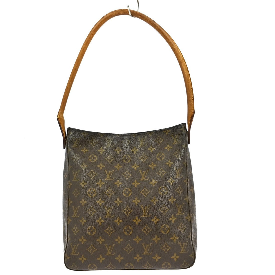 Louis Vuitton Looping GM Monogram Handbag M51145 Brown: Louis Vuitton Looping GM Monogram Handbag M51145 Brown Introducing the iconic Louis Vuitton Monogram Looping GM Handbag, a luxurious accessory perfect for casual occasions. This large shoulder bag fea