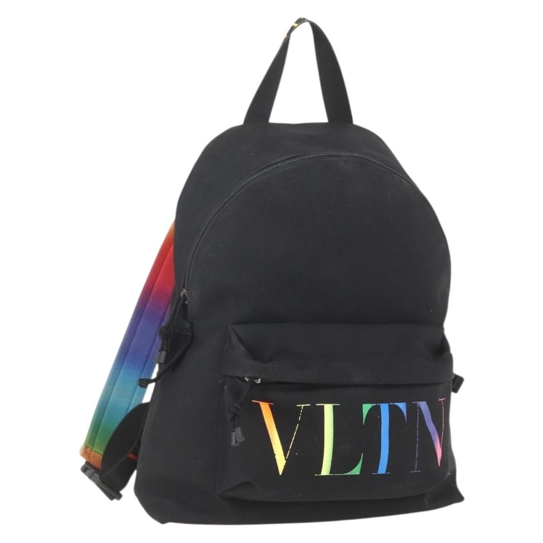 Black Nylon Valentino Backpack Made in Italy: Black Nylon Valentino Backpack Made in Italy This Valentino backpack is crafted from black nylon and features a spacious design suitable for everyday use. Made in Italy, the backpack has notable signs
