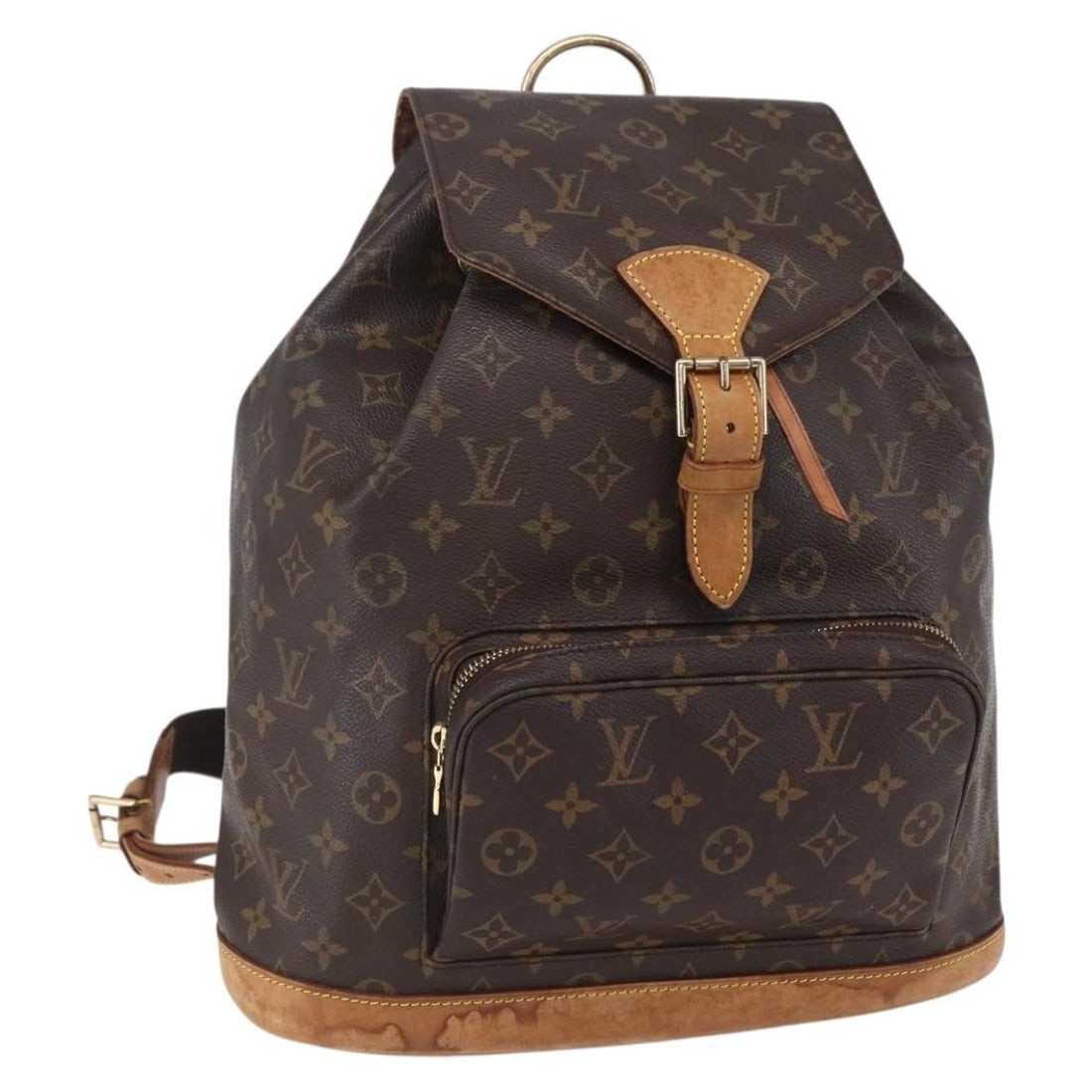 LOUIS VUITTON Monogram Montsouris GM Backpack M51135 Auth France (1 of 18)