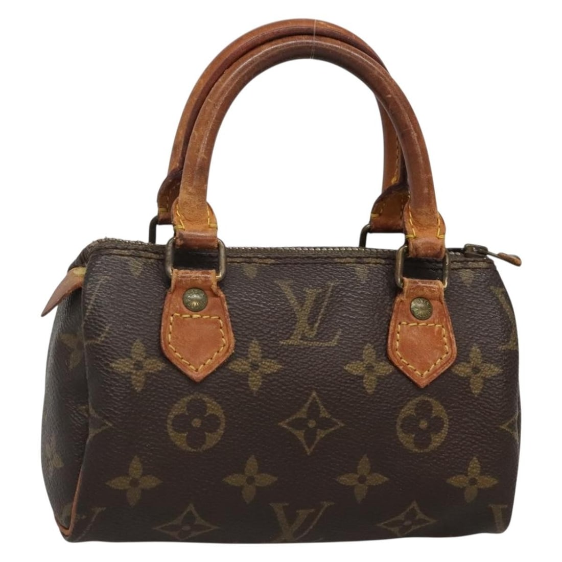 LOUIS VUITTON Monogram Mini Speedy Hand Bag M41534 Vintage Auth (1 of 18)