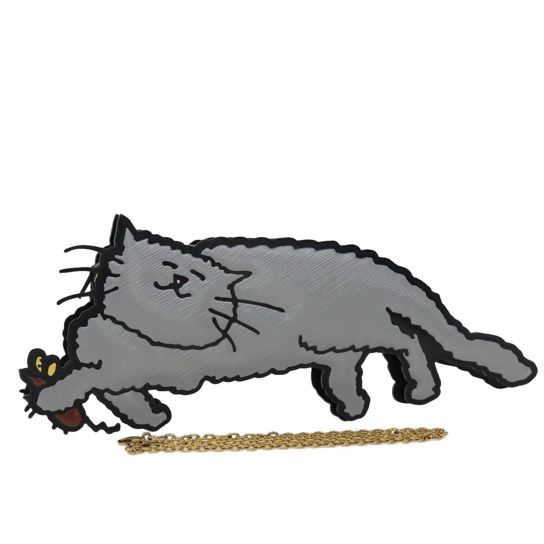 LOUIS VUITTON Catgram Pochette Gray M53165 Shoulder Bag Auth (1 of 18)