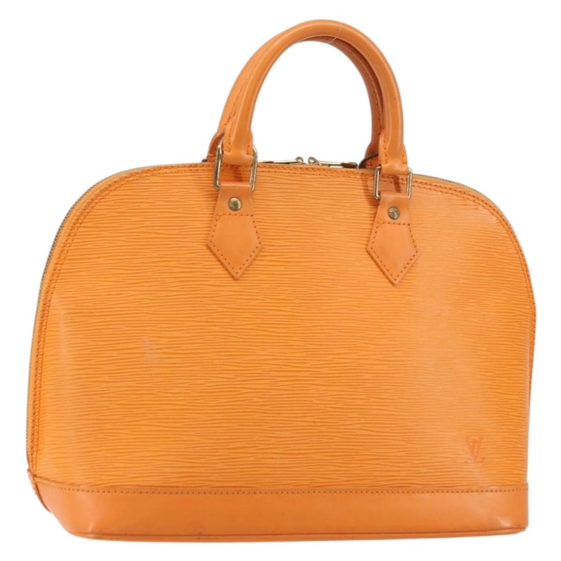 Louis Vuitton Epi Leather Alma Orange Mandarin M5214H Handbag France (1 of 18)