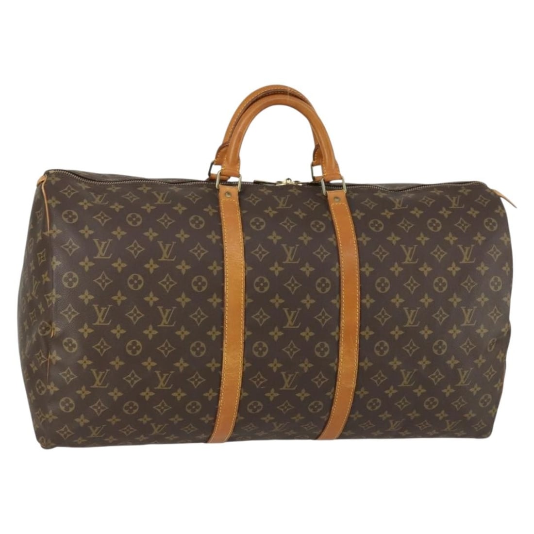 Louis Vuitton Keepall 60 Monogram Canvas Boston Travel Bag M41422 USA (1 of 18)