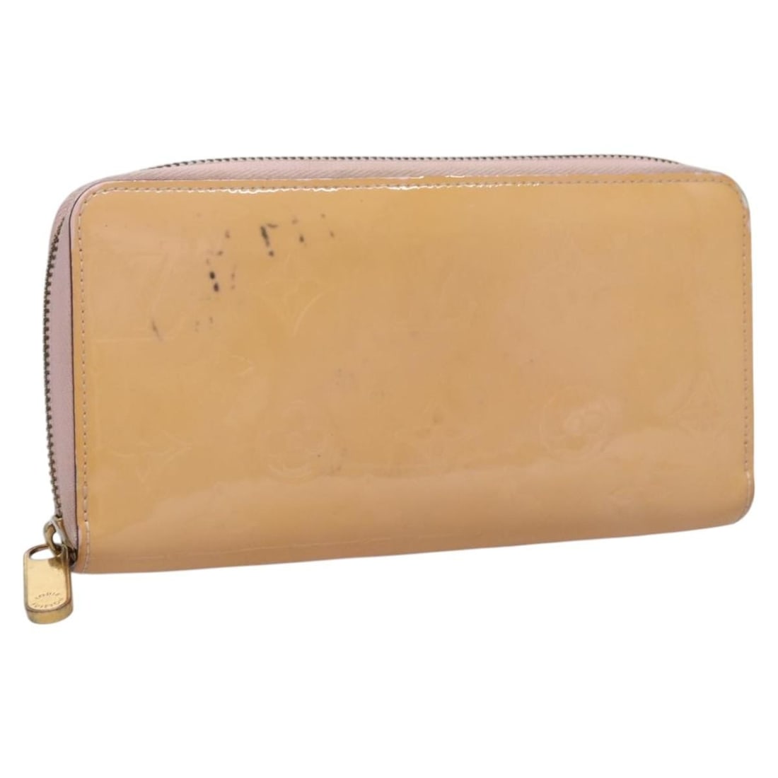 LOUIS VUITTON Monogram Vernis Zippy Wallet M93522 Rose Valerine Patent Leather (1 of 18)