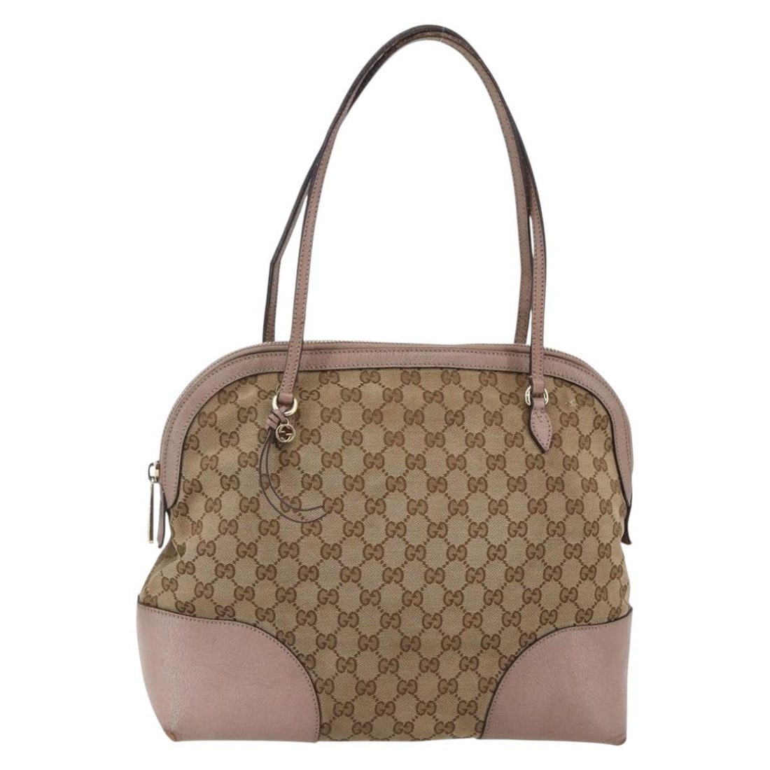 GUCCI GG Canvas Beige Gold Shoulder Bag 323673 Made in Italy (1 of 18)