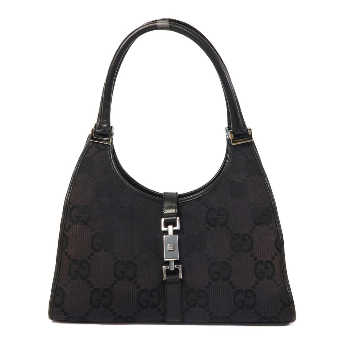 Black Canvas Gucci Jackie GG 002.1067 Shoulder Bag (1 of 16)