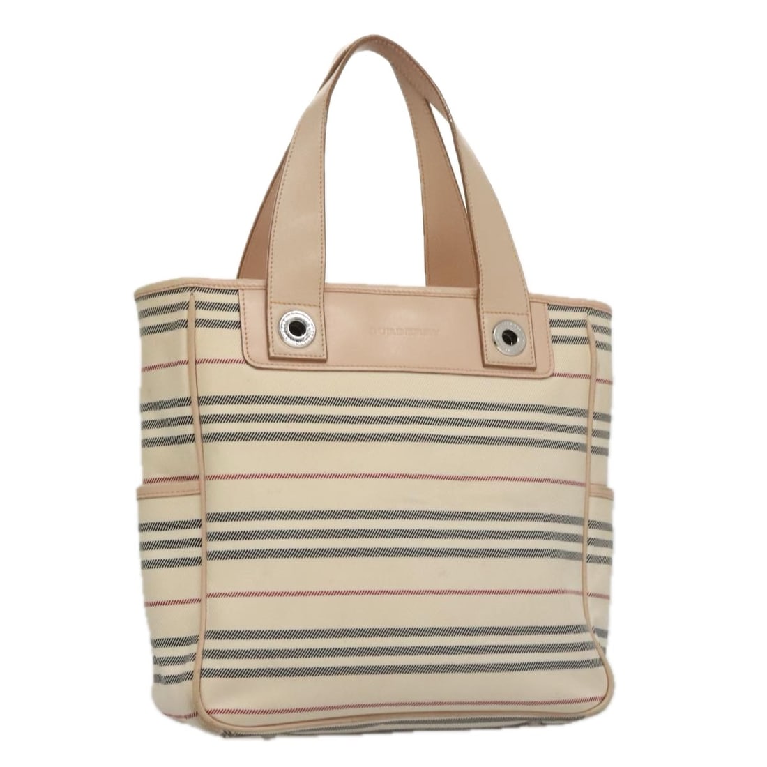 Burberry Beige Cream Silver Canvas Shoulder Bag Authentic: Burberry Beige Cream Silver Canvas Shoulder Bag Authentic This Burberry shoulder bag combines style and functionality, crafted from durable canvas in a chic beige, cream, and silver color palette. It
