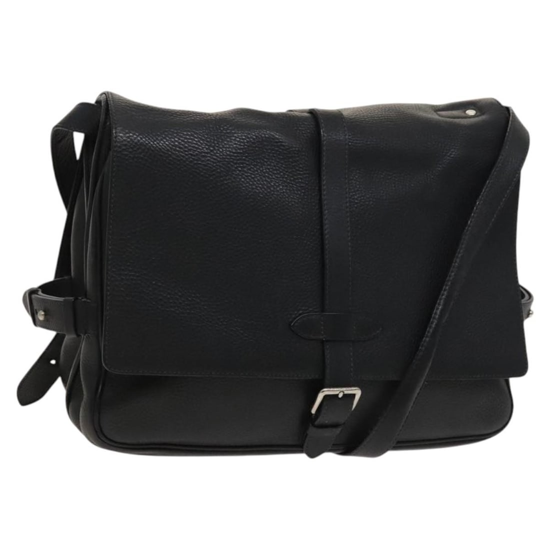 Louis Vuitton Naxos Stelios Black Leather Shoulder Bag M94205 Italy (1 of 18)