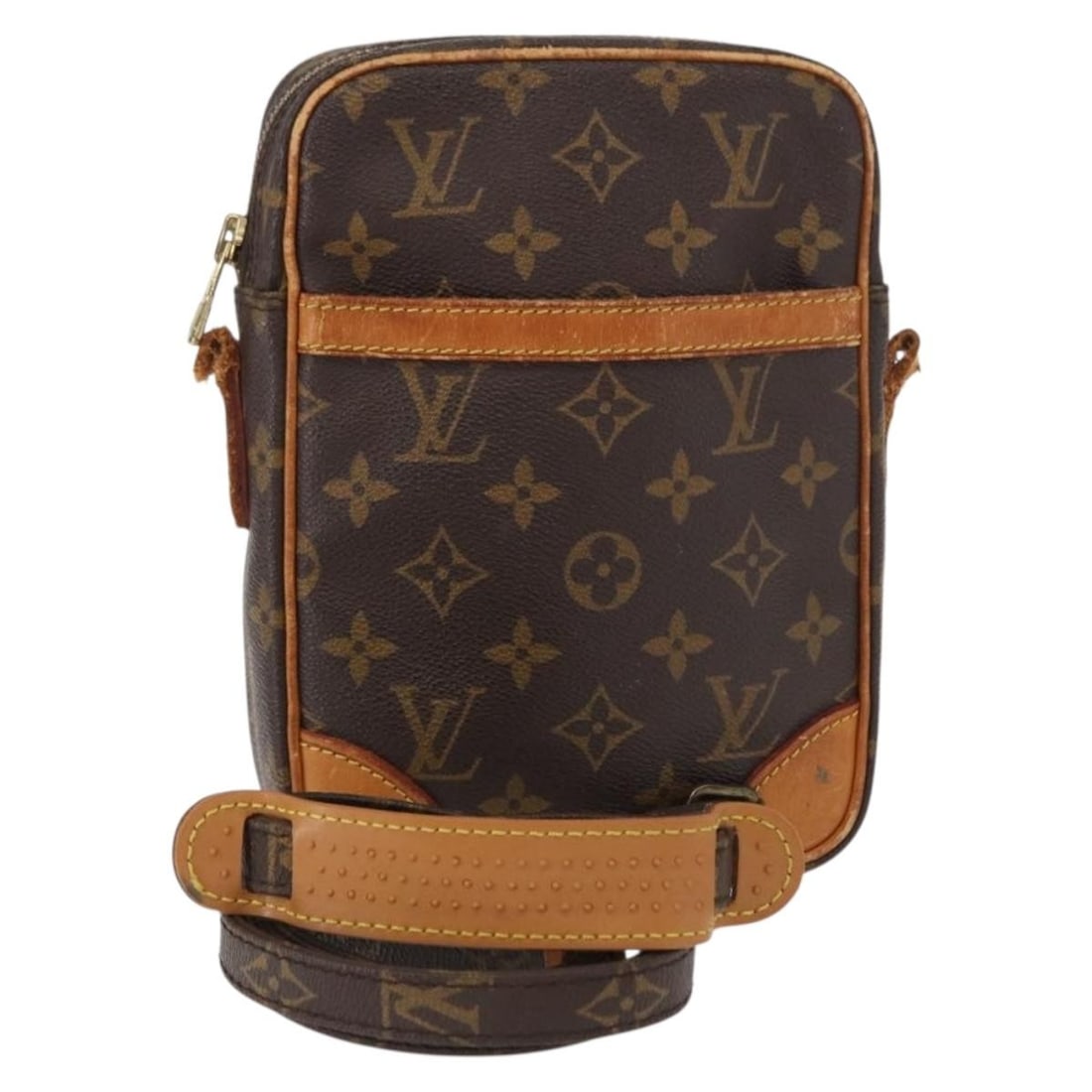 LOUIS VUITTON Monogram Danube Shoulder Bag M45266 Authentic France: LOUIS VUITTON Monogram Danube Shoulder Bag M45266 Authentic France This LOUIS VUITTON Monogram Danube Shoulder Bag (Model M45266) is an iconic piece that exemplifies luxury and style. Crafted in Franc