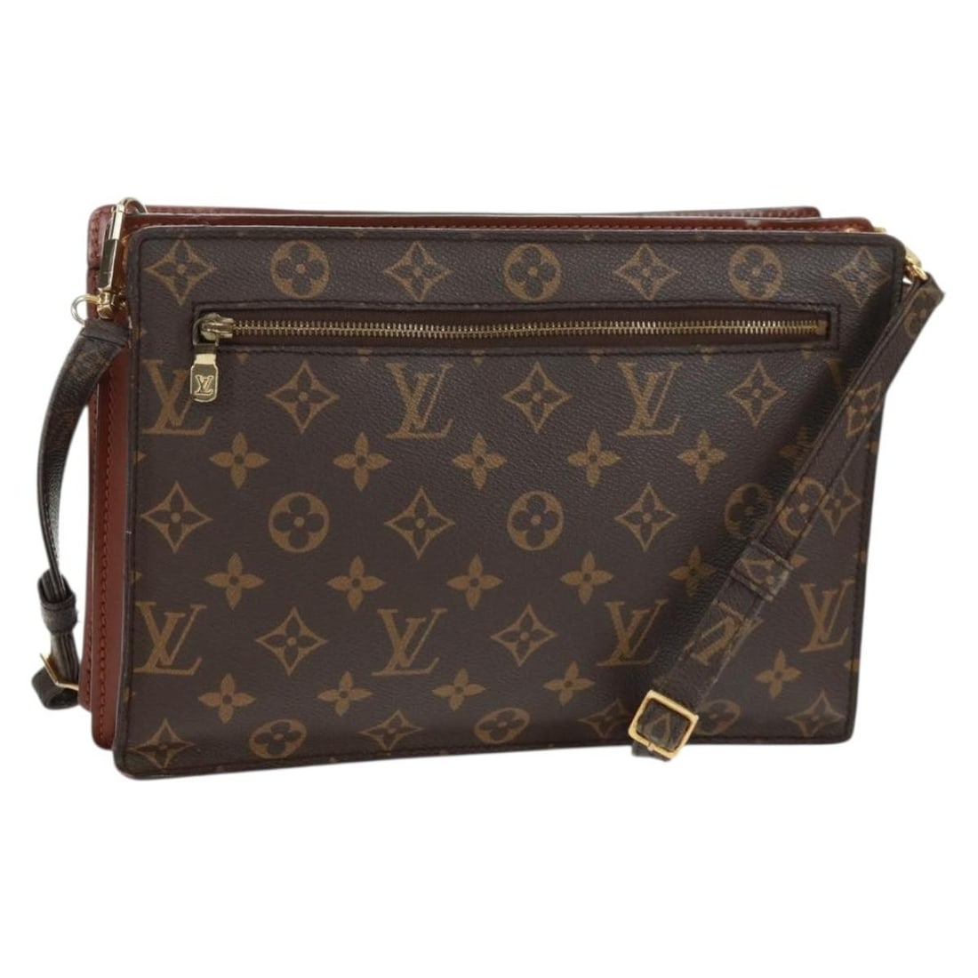 Louis Vuitton Monogram Canvas Angian Shoulder Bag M51205 France: Louis Vuitton Monogram Canvas Angian Shoulder Bag M51205 France This Louis Vuitton Monogram Angian shoulder bag features the signature monogram canvas exterior with a classic monogram colorway. The ba