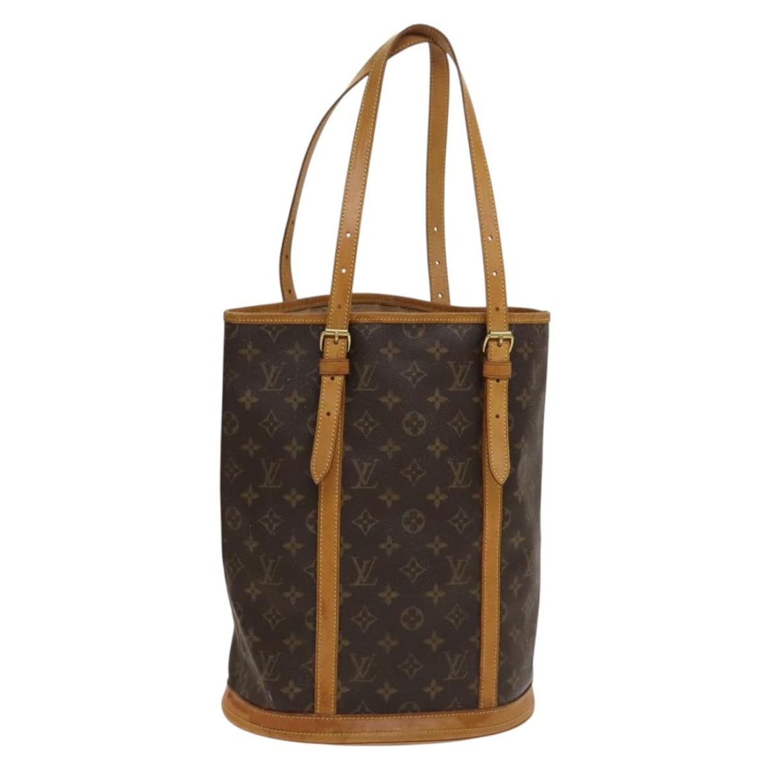 LOUIS VUITTON Monogram Bucket GM Shoulder Bag M42236 Authentic France: LOUIS VUITTON Monogram Bucket GM Shoulder Bag M42236 Authentic France This authentic LOUIS VUITTON Monogram Bucket GM Shoulder Bag is a stylish accessory made from durable Monogram Canvas. With a spac