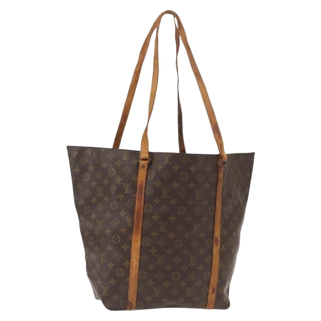 LOUIS VUITTON Monogram Sac Shopping GM Tote Bag M51110 Auth: LOUIS VUITTON Monogram Sac Shopping GM Tote Bag M51110 Auth This LOUIS VUITTON Monogram Sac Shopping GM Tote Bag (Product No. M51110) is a stylish and functional accessory, crafted from durable Monogr