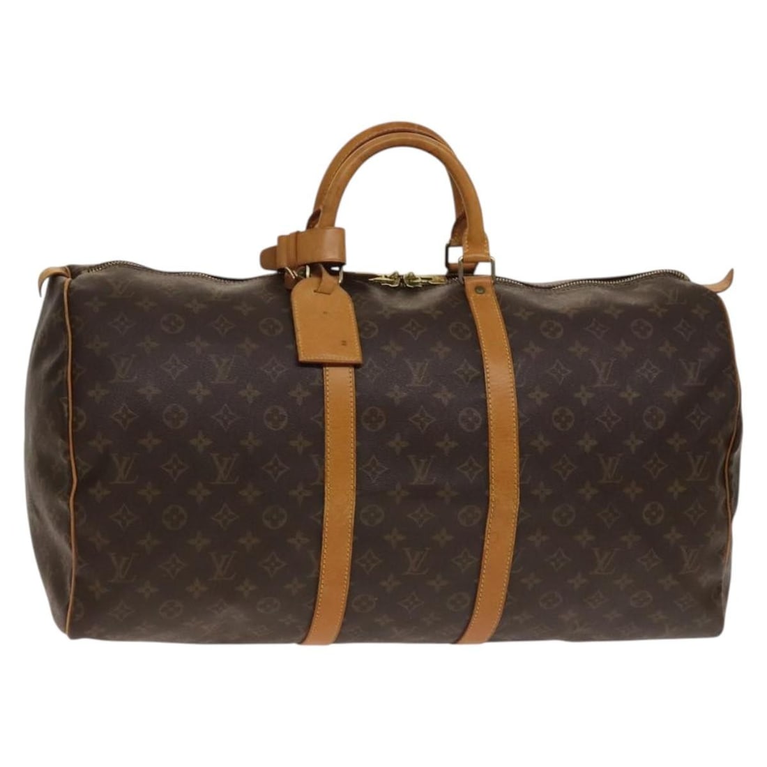 LOUIS VUITTON Monogram Keepall 55 Boston Bag M41424 Auth France: LOUIS VUITTON Monogram Keepall 55 Boston Bag M41424 Auth France This authentic Louis Vuitton Monogram Keepall 55 Boston Bag is a timeless travel companion crafted from durable Monogram Canvas. Origina
