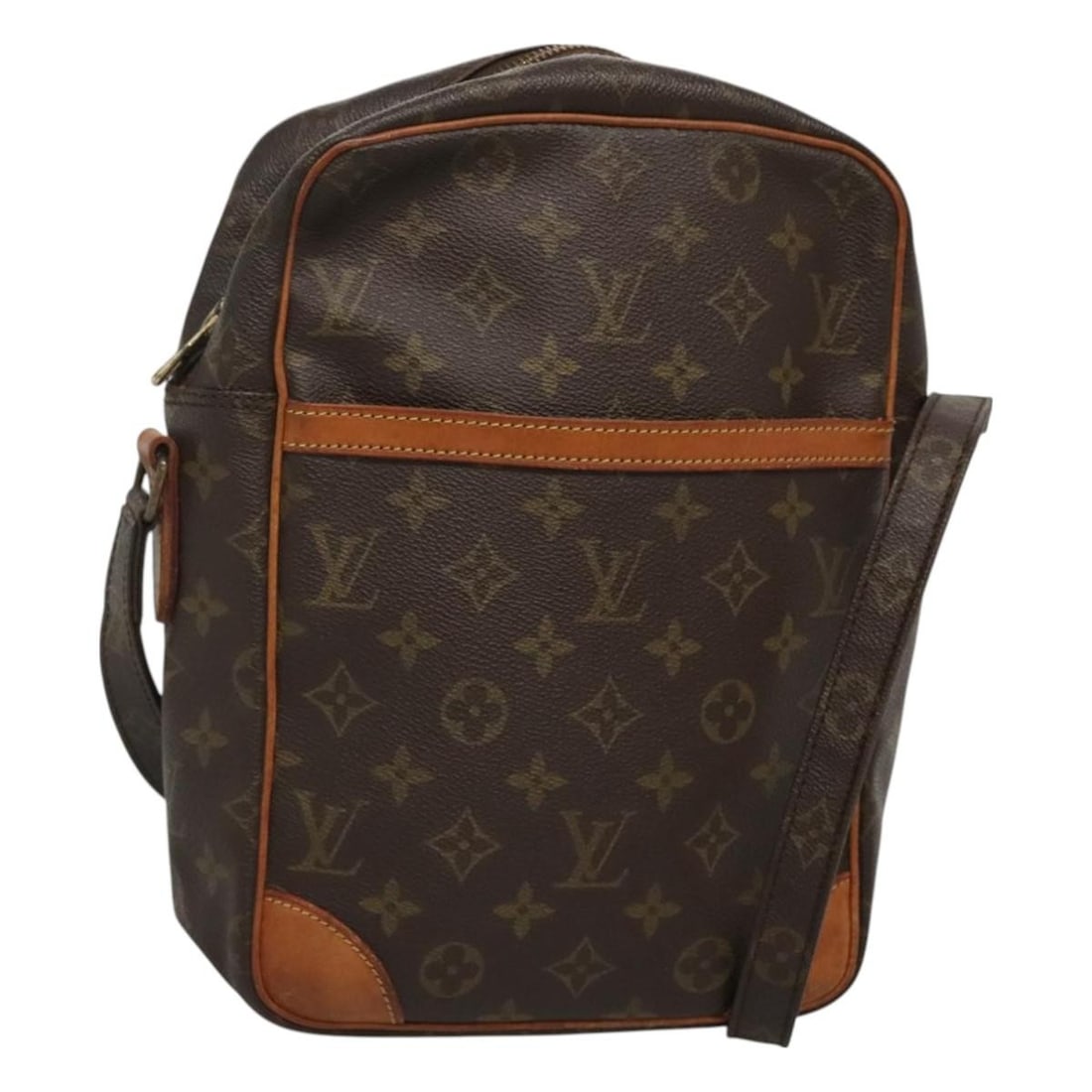 LOUIS VUITTON Monogram Danube MM Shoulder Bag M45264 Authentic: LOUIS VUITTON Monogram Danube MM Shoulder Bag M45264 Authentic This LOUIS VUITTON Monogram Danube MM Shoulder Bag is a stylish and functional accessory crafted from durable Monogram Canvas. Featuring