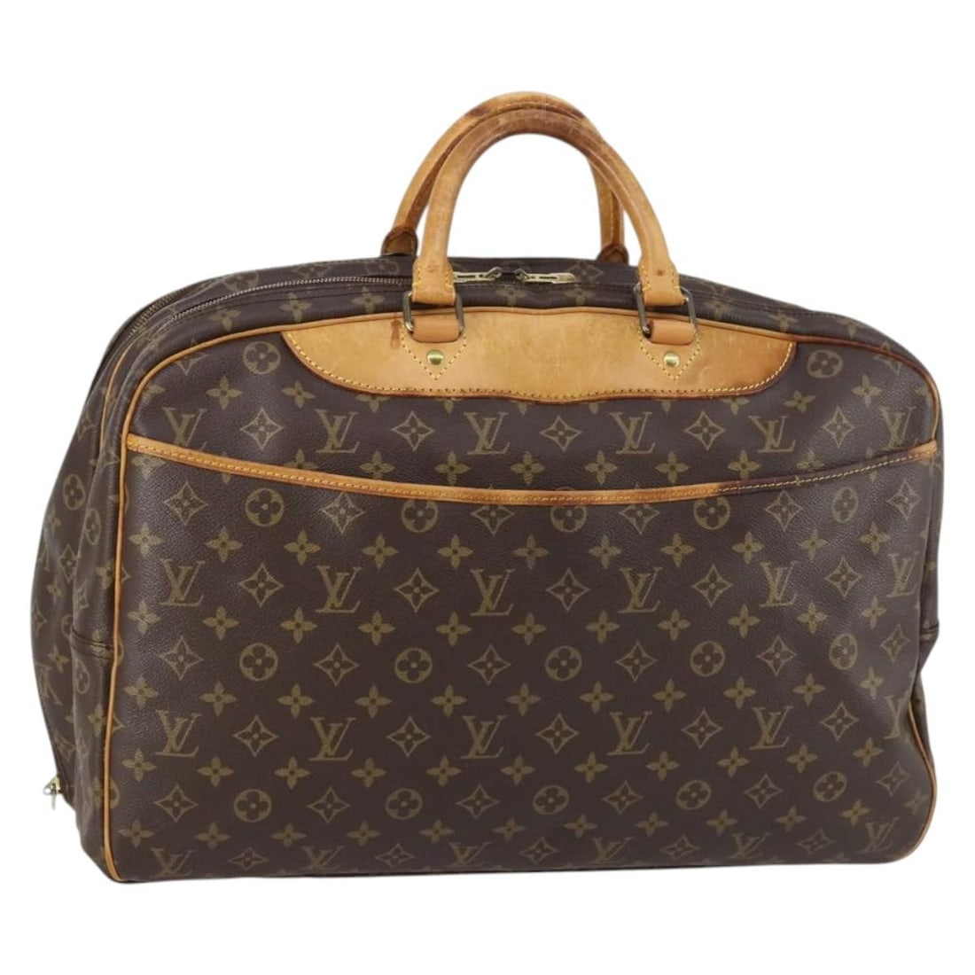 LOUIS VUITTON Monogram Alize 24H Boston Bag M41399 Auth (1 of 18)