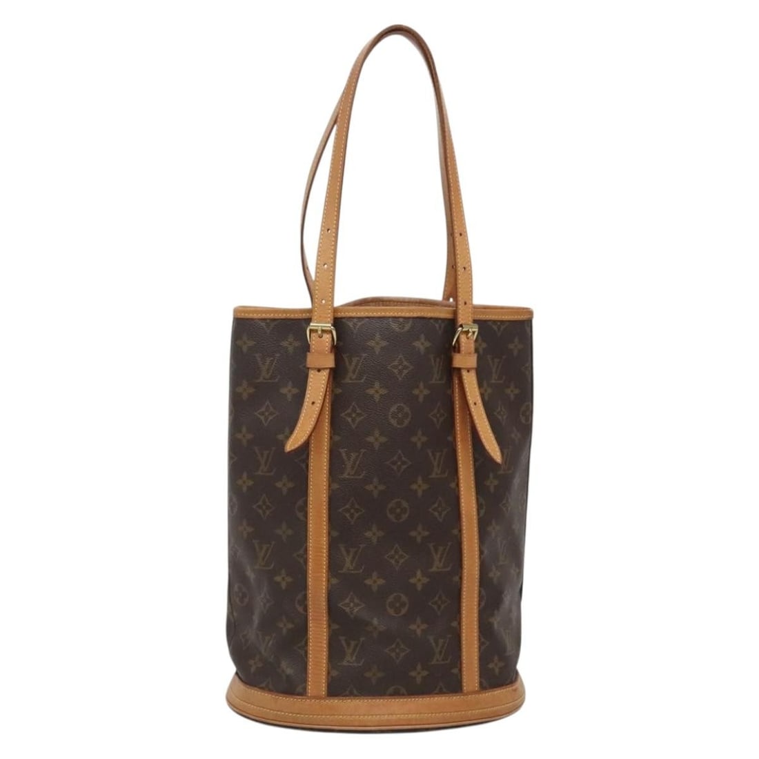 Authentic LOUIS VUITTON Monogram Bucket GM Shoulder Bag M42236: Authentic LOUIS VUITTON Monogram Bucket GM Shoulder Bag M42236 This LOUIS VUITTON Monogram Bucket GM Shoulder Bag (Model: M42236) is crafted from durable Monogram Canvas in a classic Monogram exterior