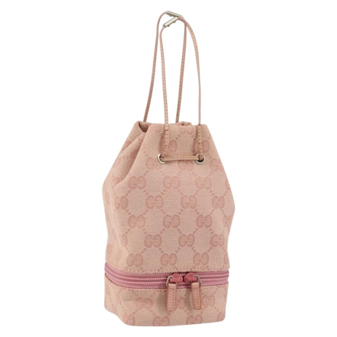 GUCCI Pink GG Canvas Pouch 039 1054 Authentic Italy (1 of 18)