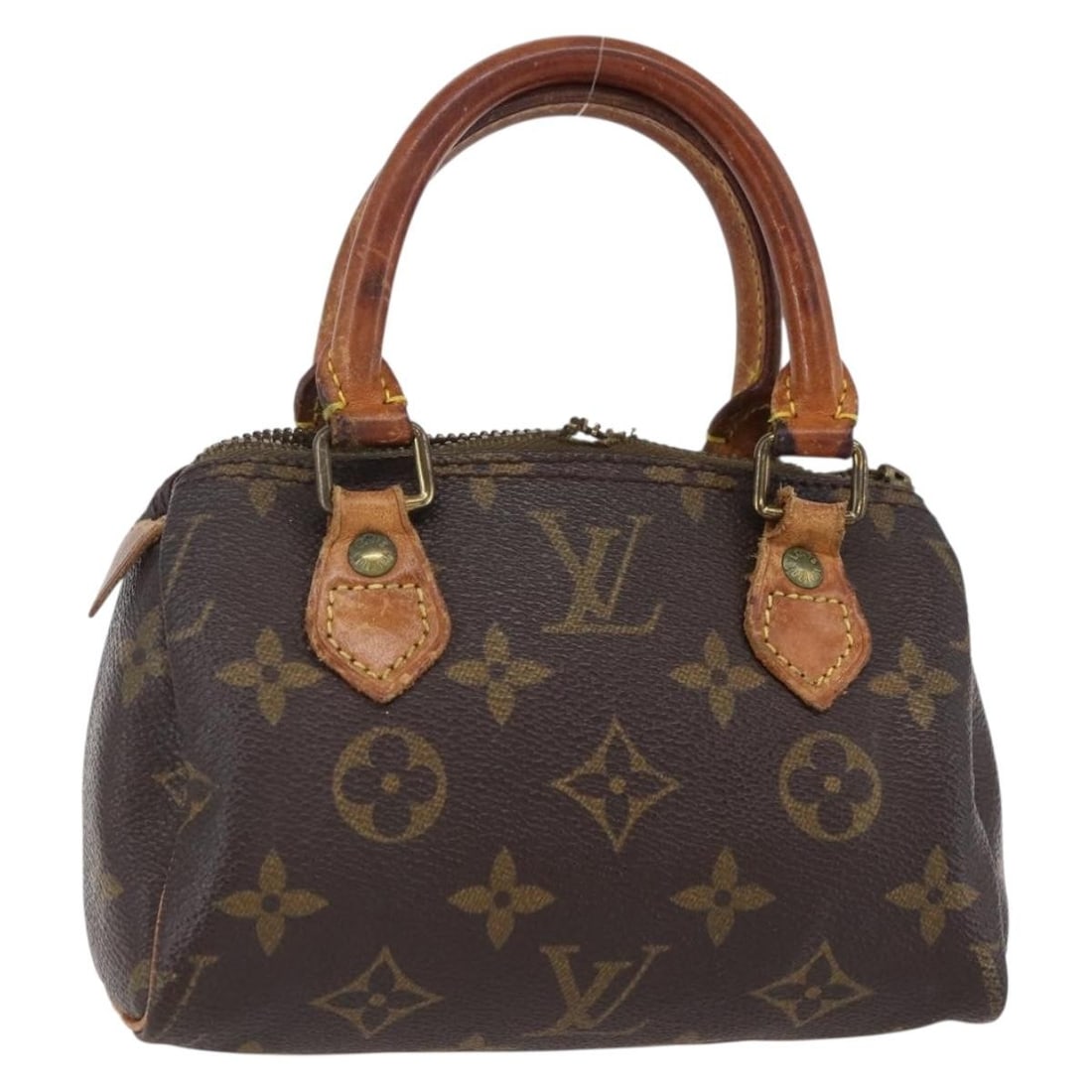 LOUIS VUITTON Monogram Mini Speedy Handbag M41534 Authenticated: LOUIS VUITTON Monogram Mini Speedy Handbag M41534 Authenticated The LOUIS VUITTON Monogram Mini Speedy Hand Bag (Product No. M41534) is a stylish and compact handbag crafted from durable Monogram Canv