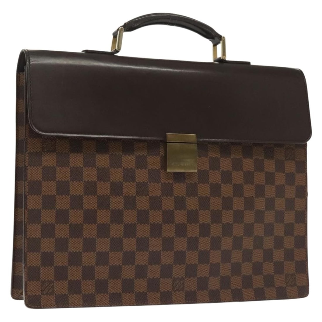 LOUIS VUITTON Damier Ebene Altona PM Briefcase N53315 Authentic France: LOUIS VUITTON Damier Ebene Altona PM Briefcase N53315 Authentic France The LOUIS VUITTON Damier Ebene Altona PM Briefcase is a sophisticated accessory crafted from durable Damier Ebene Canvas, showcas