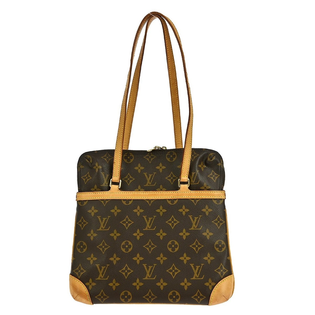 Louis Vuitton Monogram Coussine GM Brown Leather Shoulder Bag (1 of 11)